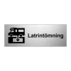 Latrintömning