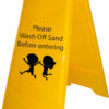 Varningskylt-wash-off-sand
