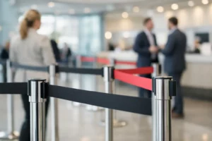 Avspärrningsstolpar för köhantering i praktiken