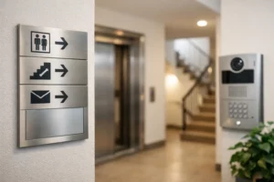 Guide till skyltning i fastigheter för BRF
