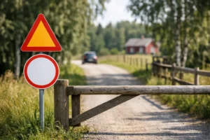 Trafikskylt för privat väg - så väljer du rätt
